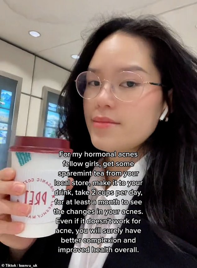 TikTok user @loanvu_uk claims that even if it doesn't cure your acne, it will give you 'better skin tone and overall better health'