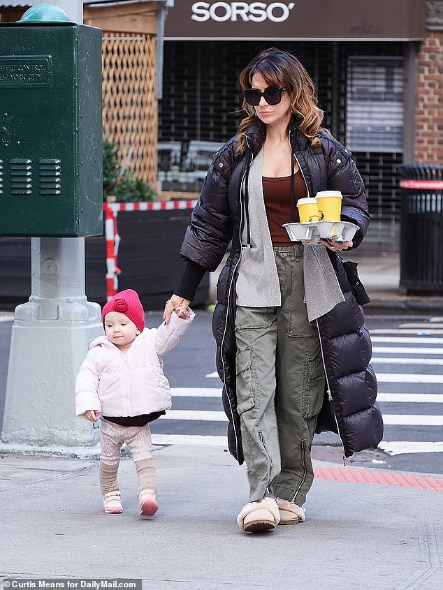 Hilaria Baldwin will be seen during a coffee run on February 1