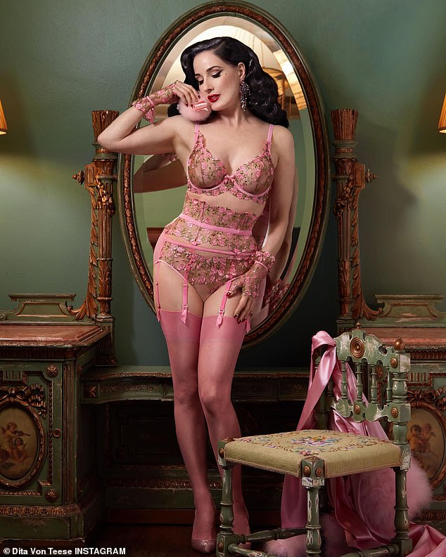 For a much more budget-friendly price, Dita, who has a five-star rating on the site with more than 3,000 reviews, also listed a fuchsia fashion bra on the site for $54