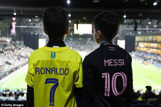 Fans are hoping to catch a glimpse of Cristiano Ronaldo and Messi, even if they are unlikely to play