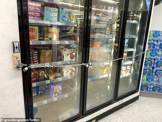 Shoplifting has gotten so bad in San Francisco that some stores now padlock their freezers and attach metal chains to ensure the doors stay closed at night