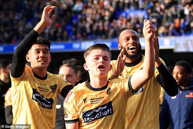 Maidstone have reached the last 16 of this year's competition, beating Championship Ipswich in the final round