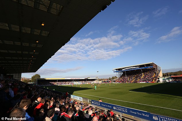 Next on Lincoln's to-do list is developing their stadium, Sincil Bank, as they continue to try to move the club forward