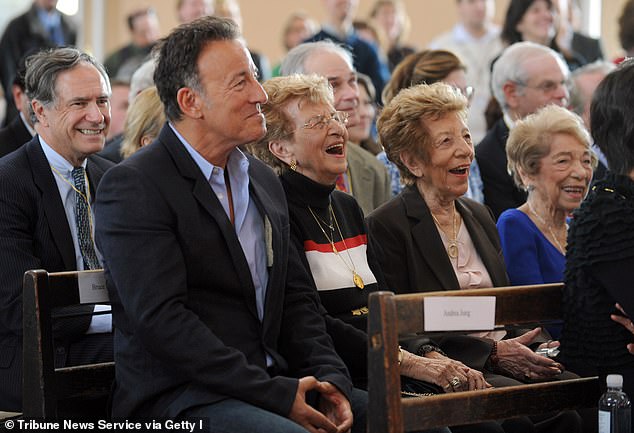 Bruce is pictured with Adele and aunts Ida Urbelis and Dora Kirby at the 9th annual Ellis Island Family Heritage Awards in 2010