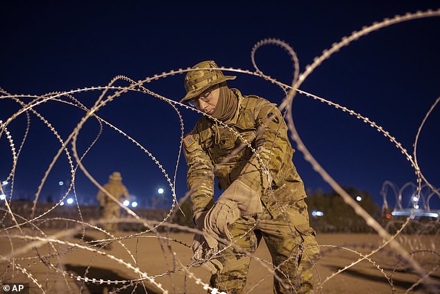 He also expressed support for Texas and its efforts to secure the border with razor wire.  “I believe that a state has the right to fortify its own borders,” he said