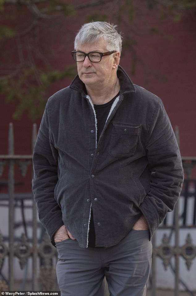 The sour-faced actor, 65, wore gray pants with a fleece-lined jacket and glasses as he strolled alone through Manhattan on Thursday after pleading not guilty to involuntary manslaughter