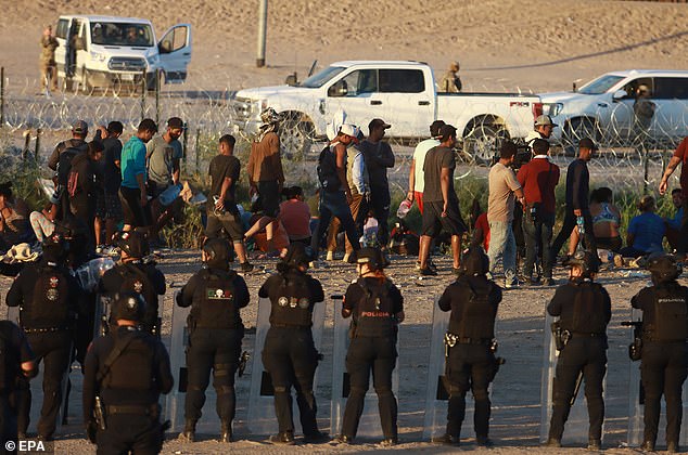 In December, more than 250,000 migrants were apprehended at the southern border