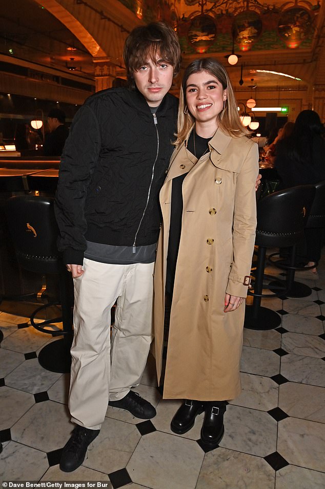 Liam Gallagher's children Lennon, Molly and Gene enjoyed a rare night out on Thursday when they attended the opening night of Burberry's takeover at Harrods (photo Molly and Gene)