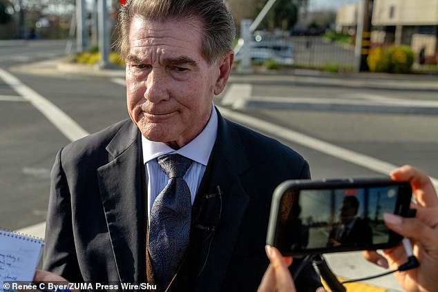 Baseball legend Steve Garvey spoke about how homeless people want to work after touring a homeless camp in Sacramento on Wednesday, Jan. 17, 2024. Garvey is a Republican running for U.S. Senate and said he wants accountability for how the money is spent to help the homeless