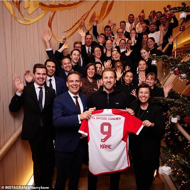 Kane thanked the hotel staff who looked after him after his move from Tottenham