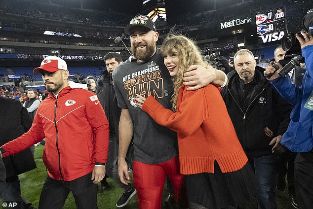 Swift has been a regular at Chiefs games since going public with Kelce in September