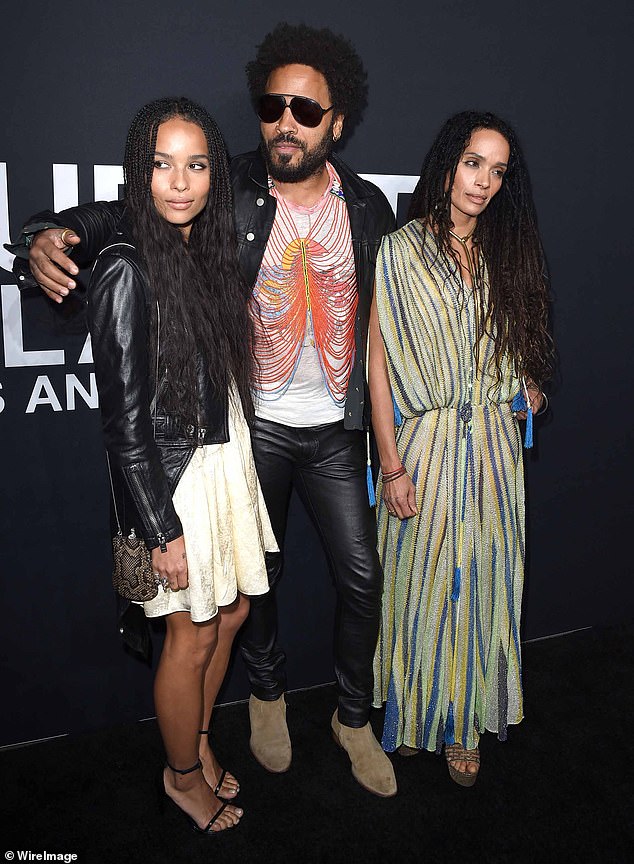 Kravitz then fondly reflected on the period after he and the Primetime Emmy Award-nominated actress welcomed their daughter Zoe, 35, in 1988;  they can be seen in 2016