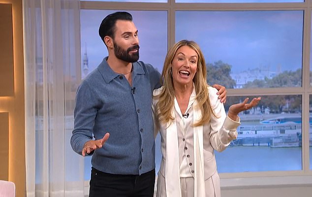 The Mail can also reveal that Ms Deeley, 48, also told friends she wants to host the controversial ITV daytime series with popular Radio 2 presenter Rylan Clark (pictured, left) after joining the program for two episodes with him last November had recorded.