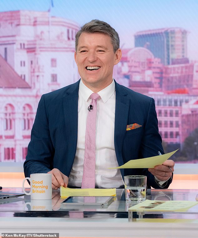 ITV wants her to team up with Ben Shephard (pictured), who they initially hoped to team up with last month's Mrs Willoughby before pulling out after it emerged there was an alleged plot to kidnap and kill her.