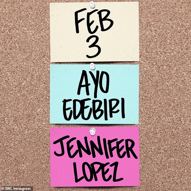 Edebiri makes her hosting debut on February 3, while Lopez returns for her fourth appearance on the sketch comedy show