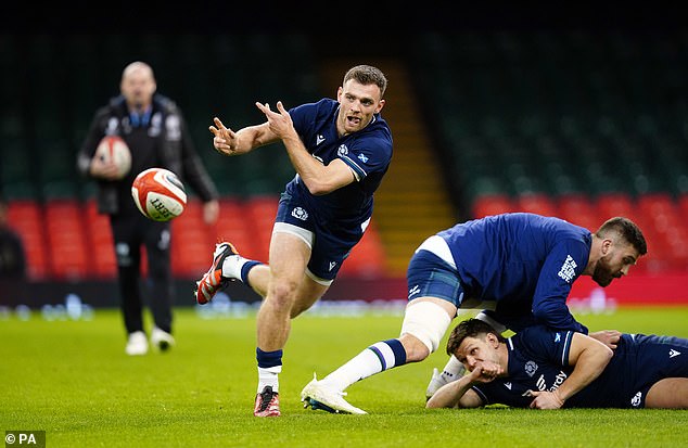 The Scottish team went through a captaincy run on Friday ahead of their clash with Wales