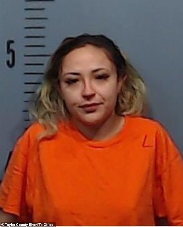 Law enforcement authorities also made the chilling discovery last Thursday of 56 fentanyl pills in their car, some of which were scattered in a newborn baby's diaper bag.  Pictured: Aracely Rocha, 22