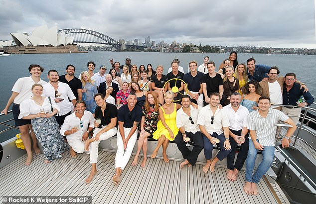 The celebration marked the record fifth time the flying F50 fleet has returned to iconic Sydney Harbor