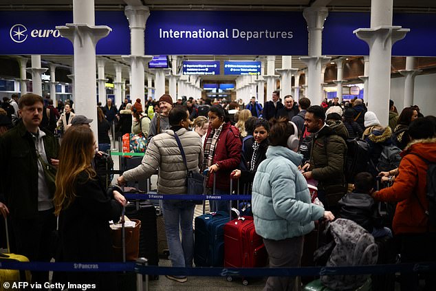 Michael Moseley was waiting at passport control to enter France when young men pushed through the queue