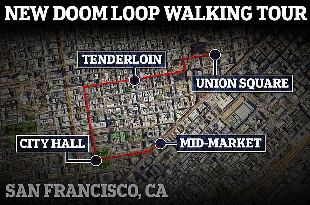 The situation in Powell – located at one of the stops on the so-called “Doom Loop” of Union Square, City Hall and Tenderloin and Mid Market – is indicative of the current state of the city, with Union creating a hive of unsavory post-pandemic activity end point of the street on the Markt