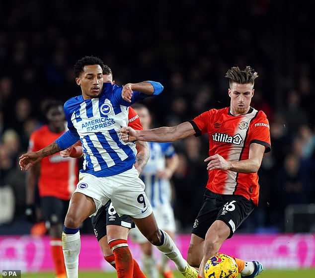 The Seagulls have yet to find the net in a Premier League match since returning this year