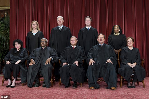 Judge Sotomayor (left) is only the fourth oldest member of the Supreme Court