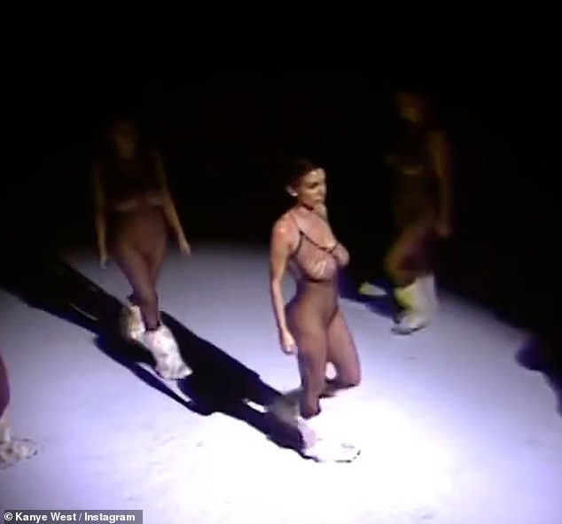 Kanye shared another scantily clad video of his wife Bianca Censori – this time showing her surrounded by clones