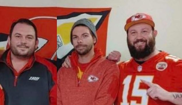 David Harrington (left), Clayton McGeeney (center) and Ricky Johnson (right) were all found dead on January 9