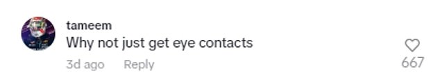 Social media users have asked Gulliford several questions about his eyeball tattoos and the shop in Houston where he got them