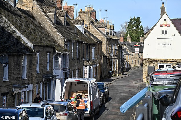 The quaint village of Chadlington in the Cotswolds, near Jeremy Clarkson runs his Diddly Squat Farm