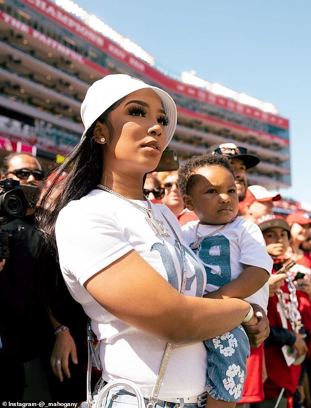 Jones regularly attends Samuel's 49ers games at Levi's Stadium with son Tyshun