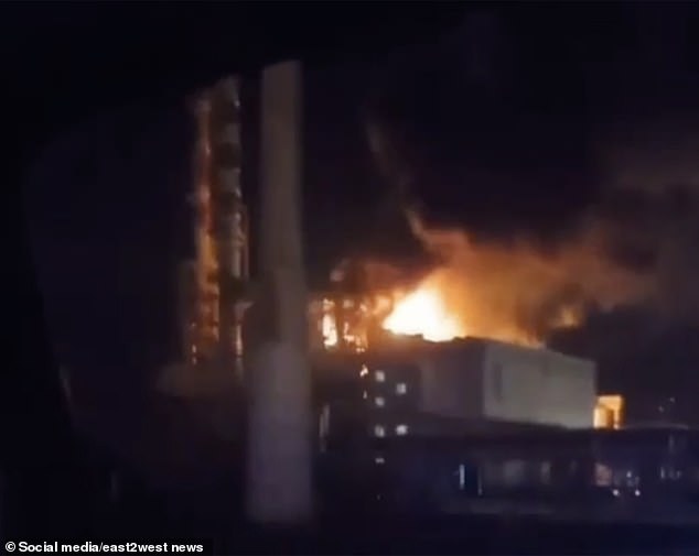 The attack on the Lukoil facility came the day after the city marked the 80th anniversary of the end of the epic Battle of Stalingrad in World War II.