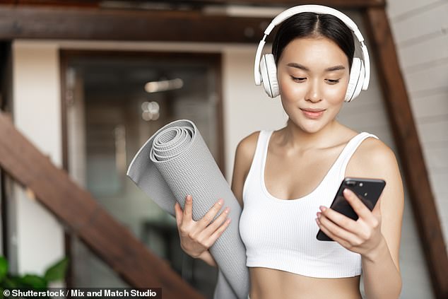 An American study has shown that training between 6:30 and 8:30 a.m. lowers blood pressure and belly fat in women (stock image)