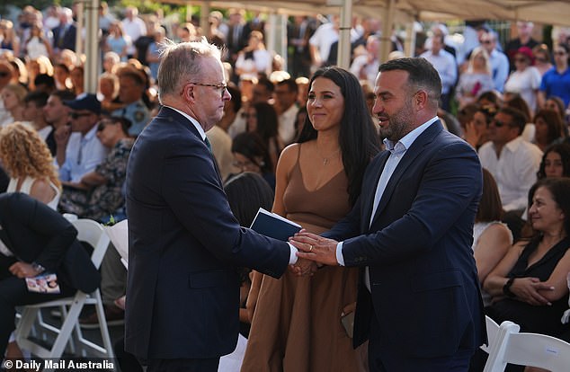 Prime Minister Anthony Albanese attended the event, as did his predecessor Scott Morrison, Prime Minister Chris Minns and former Prime Minister Dominic Perrottet