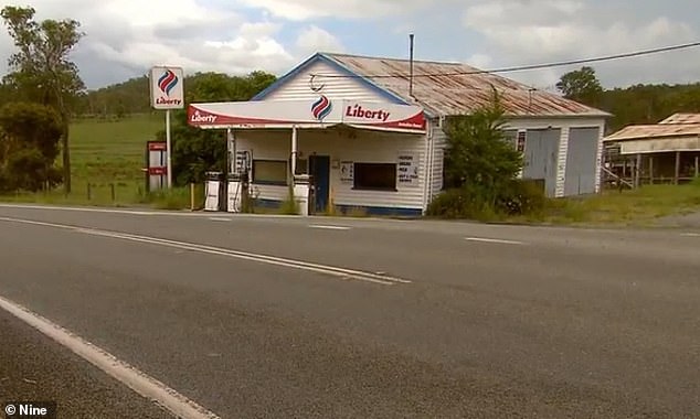 The gas station is the only one in town and has been in operation for four decades