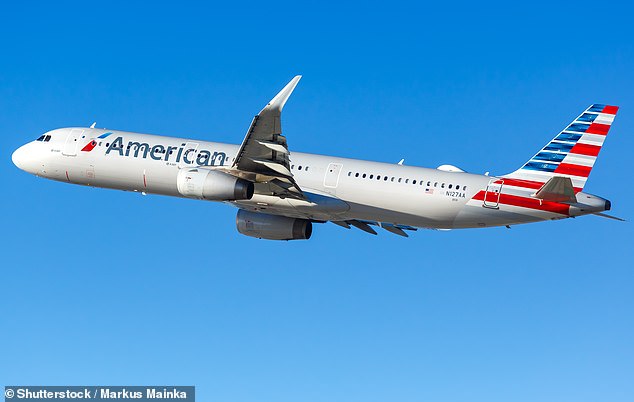 Overall, Liam had a 'very good flight' on the US A321 (image above)