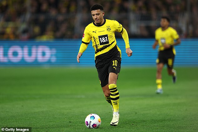 Jadon Sancho was among those who left on loan in January to take stock