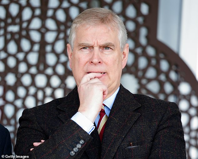 Andrew Brettler previously represented Prince Andrew (pictured) in the civil lawsuit filed by Virginia Giuffre, who alleged she was trafficked by pedophile Jeffrey Epstein.