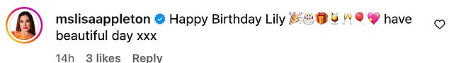 Famous faces responded to Kerry's comments on Instagram, sending their congratulations and well wishes to the birthday boy