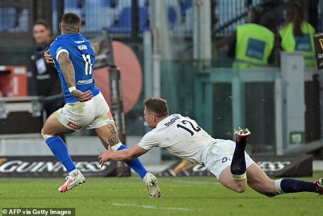 Italy wing Monty Ioane's late try wasn't enough to get the home side back in their opener