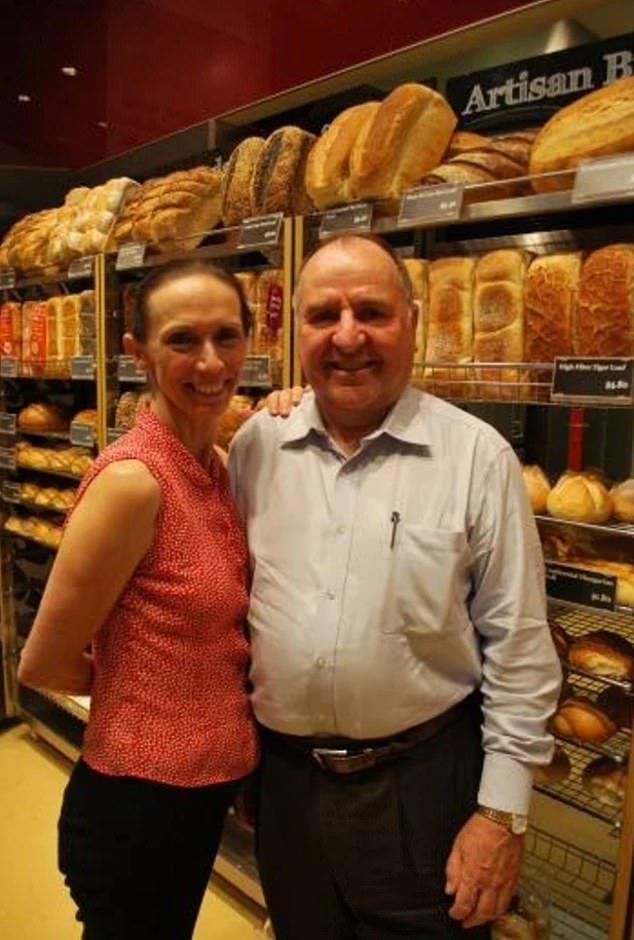 Pictured are Bakers Delight founder Roger Gillespie (right) and his wife Lesley