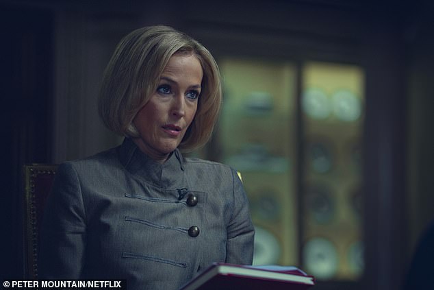 Gillian Anderson plays the BBC's Emily Maitlis