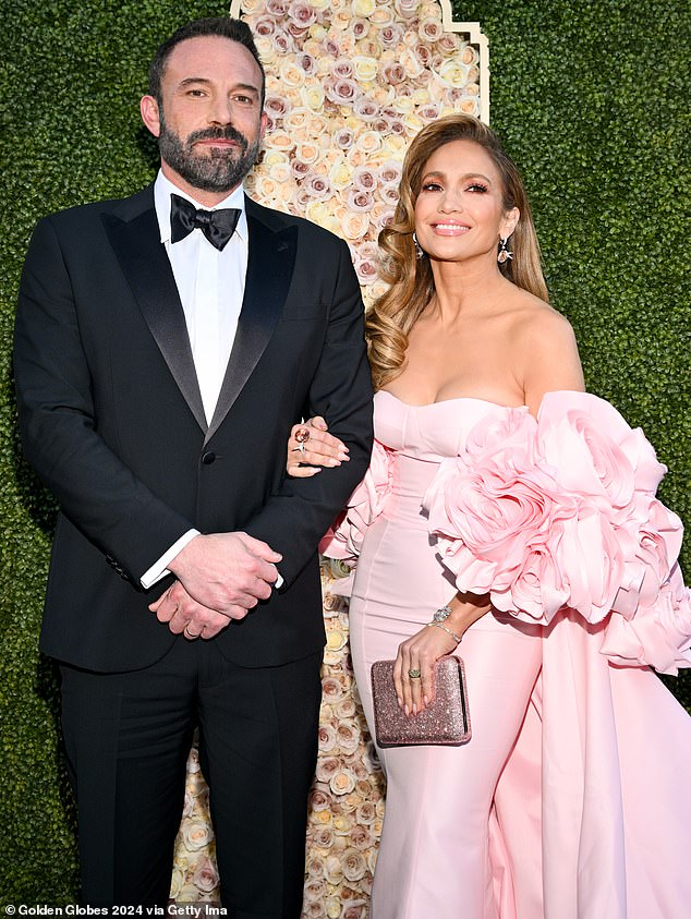 Lopez and Affleck dated in the early 2000s, and in July 2022, they cemented their union;  they are seen in February