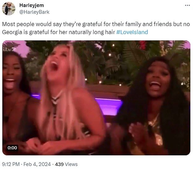 1707082887 956 Love Islands Georgia Steele leaves viewers stunned with bizarre list