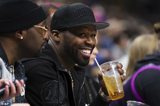 50 Cent attended several Rockets games this season, with Houston being his new hometown