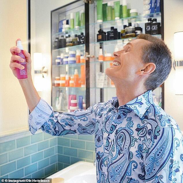 Mary swears by products from skin expert to the stars Ole Henriksen (pictured), who believes the eyes are the most important part of the face, and by investing in vitamin C-rich products