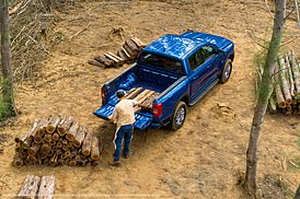 The Australian-designed ute ended the Toyota HiLux's run as the annual bestseller dating back to 2016