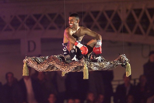 Some supporters have compared Whittaker's style to former featherweight superstar Prince Naseem (pictured)