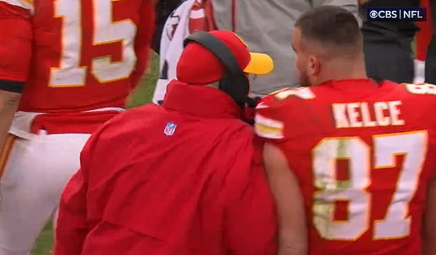 Kelce's temper boiled over during the Chiefs' home loss to the Raiders on Christmas Day