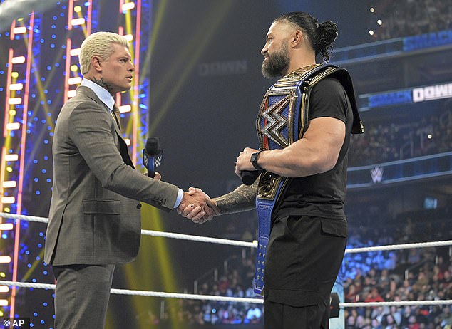 WrestleMania was expected to be headlined by Rhodes and Reigns